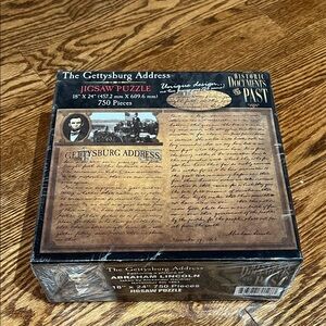 The Gettysburg Address Jigsaw Puzzle